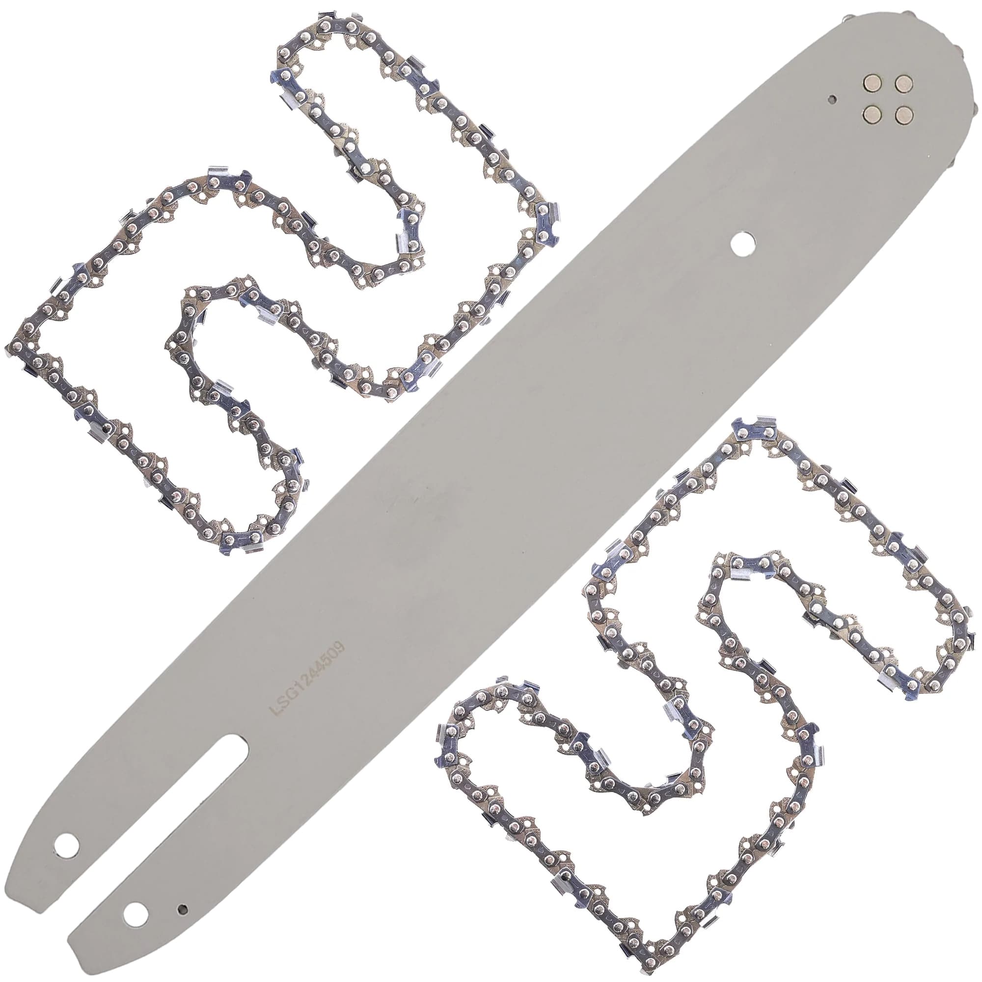 Garde-corps pour Stihl + 2 chaînes de taille 12" 30cm 1,3mm 3/8" 44TG 9T A074 MAMUTH