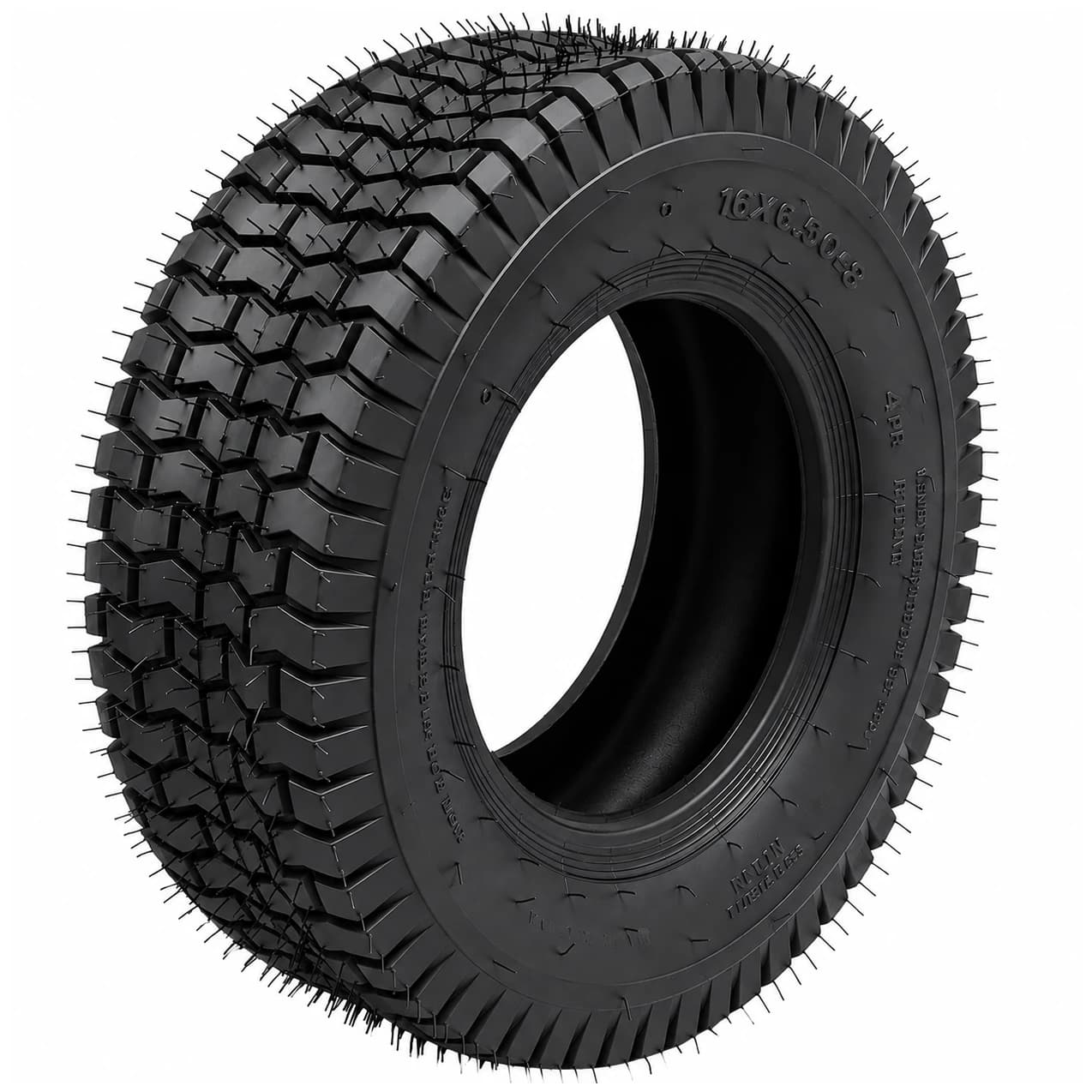 PNEU SANS CHOC 18x6.50-8 POUR TONDEUSE ET TRACTEURS DE JARDIN 18 Pouces