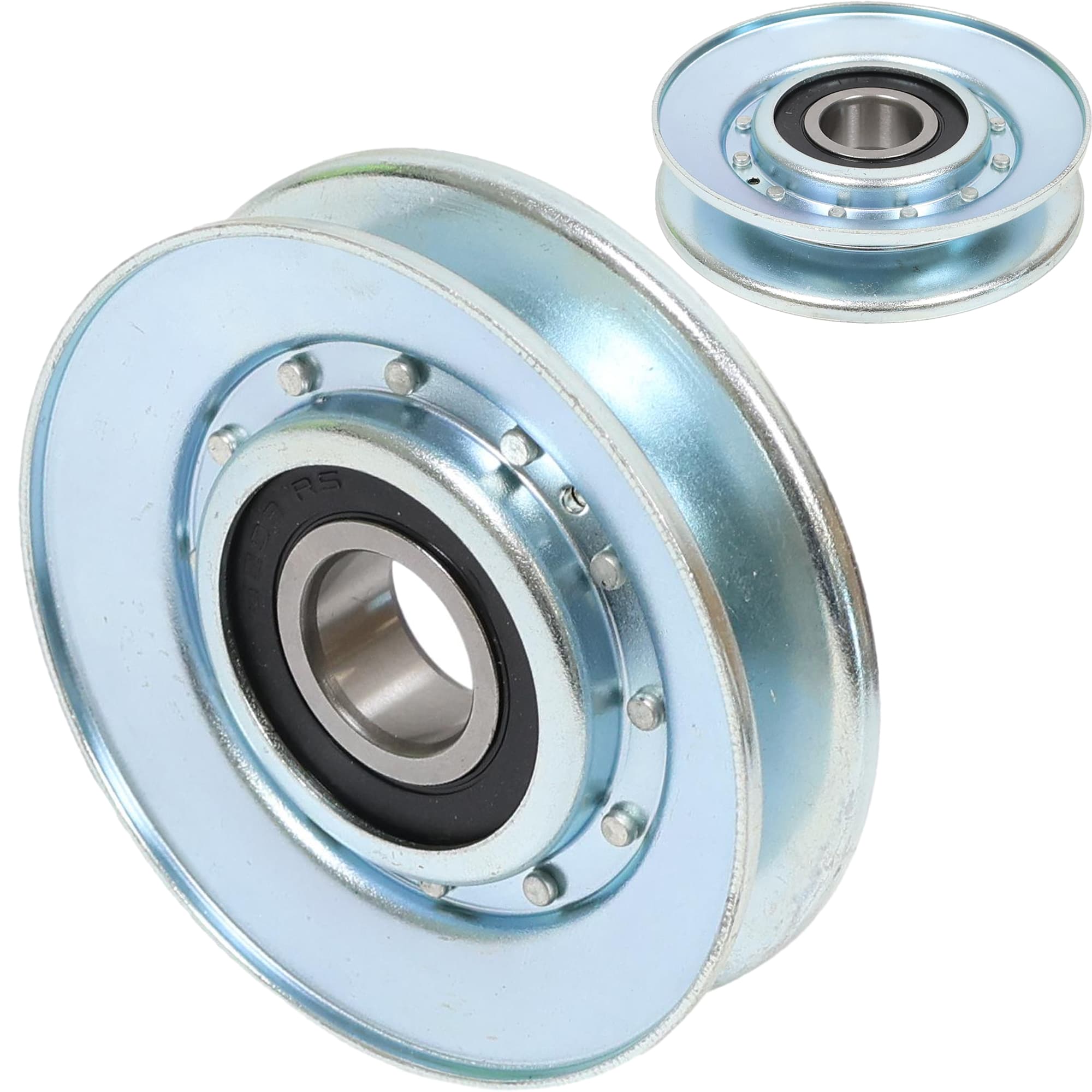 Galet tendeur 76mm pour tracteur tondeuse Murray 1001065 1001065MA MU95531 MU1001065