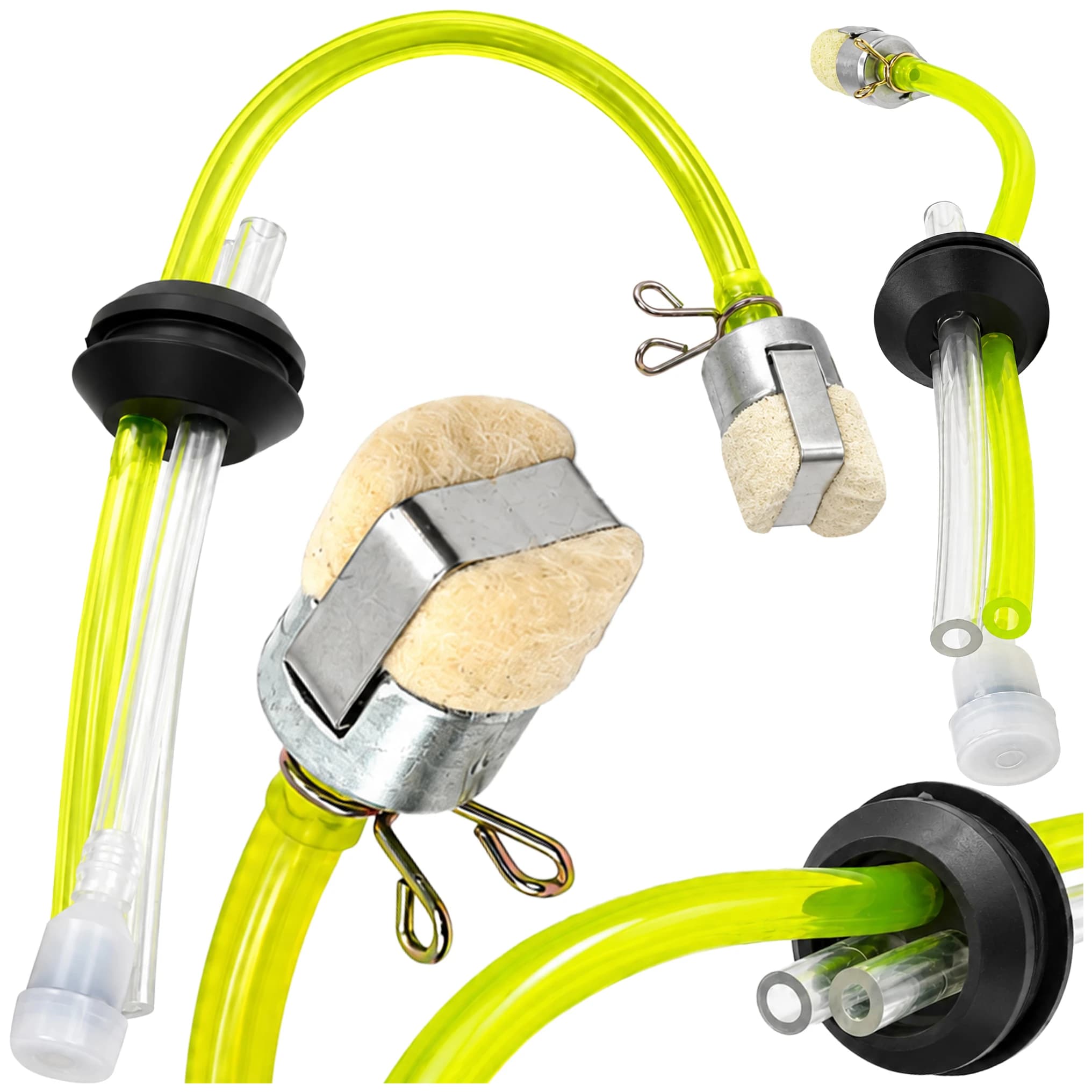 Kit tuyau de carburant 217mm avec filtre à carburant pour débroussailleuse et tronçonneuse