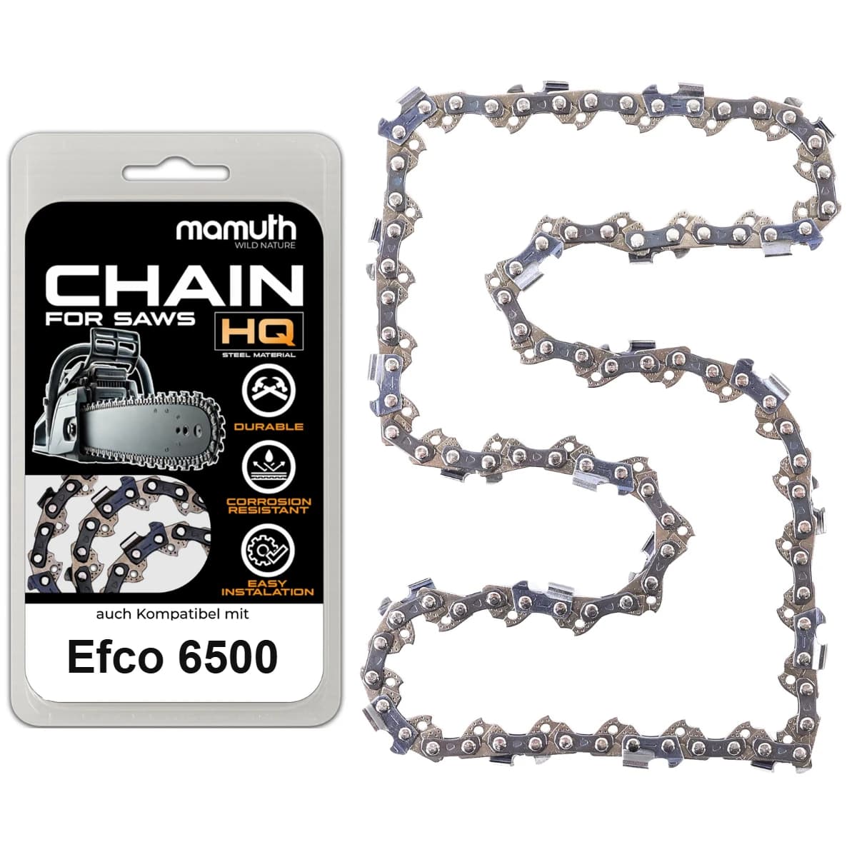 Chaîne de tronçonneuse 40cm 1,3mm 3/8" 60TG pour Efco 6500