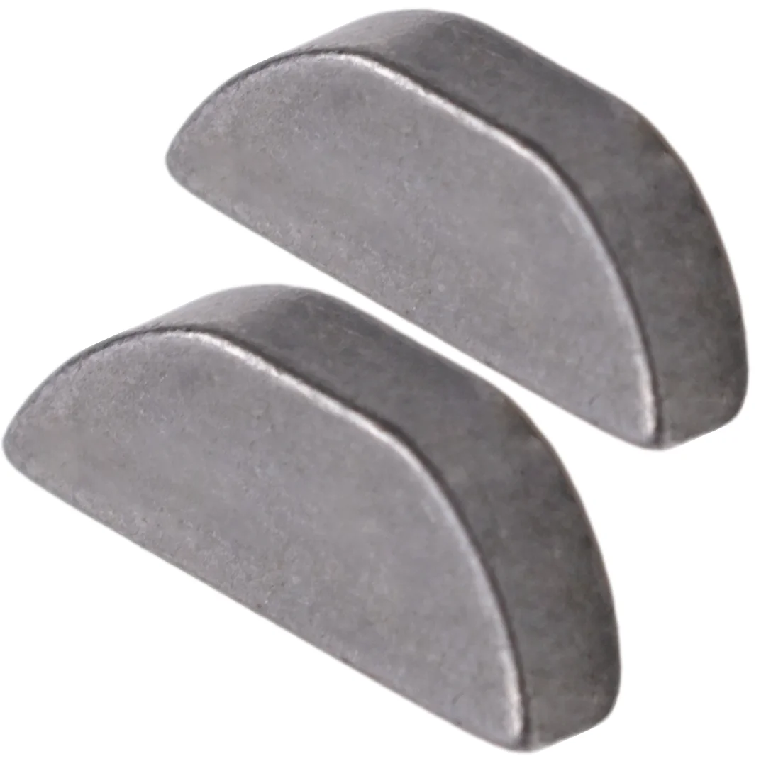 2x Clavette demi-lune 4x6x15 pour tondeuse CASTEL GARDEN STIGA HONDA, acier renforcé