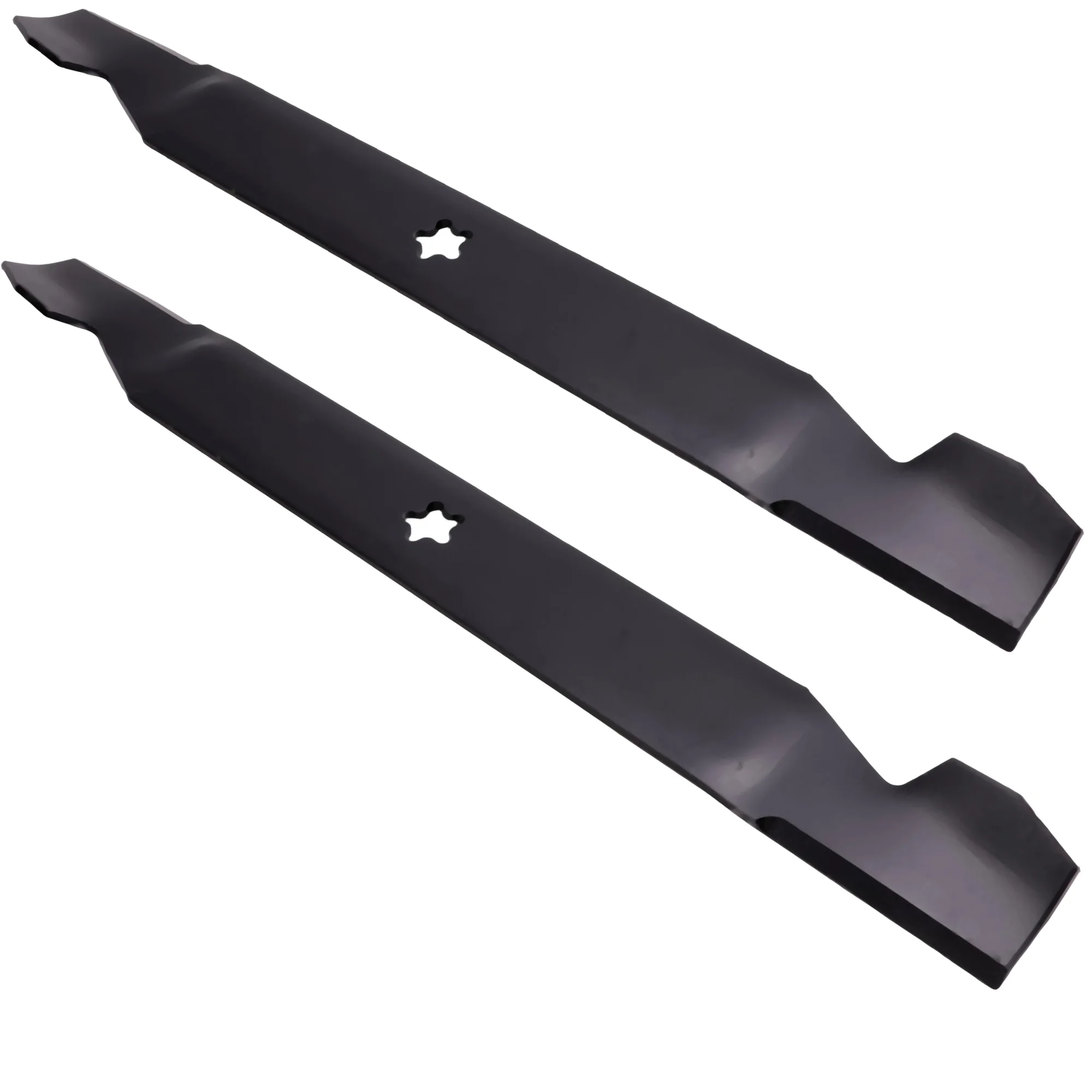Lames 2x 53cm pour tracteur de pelouse Holzinger HRT 18,5