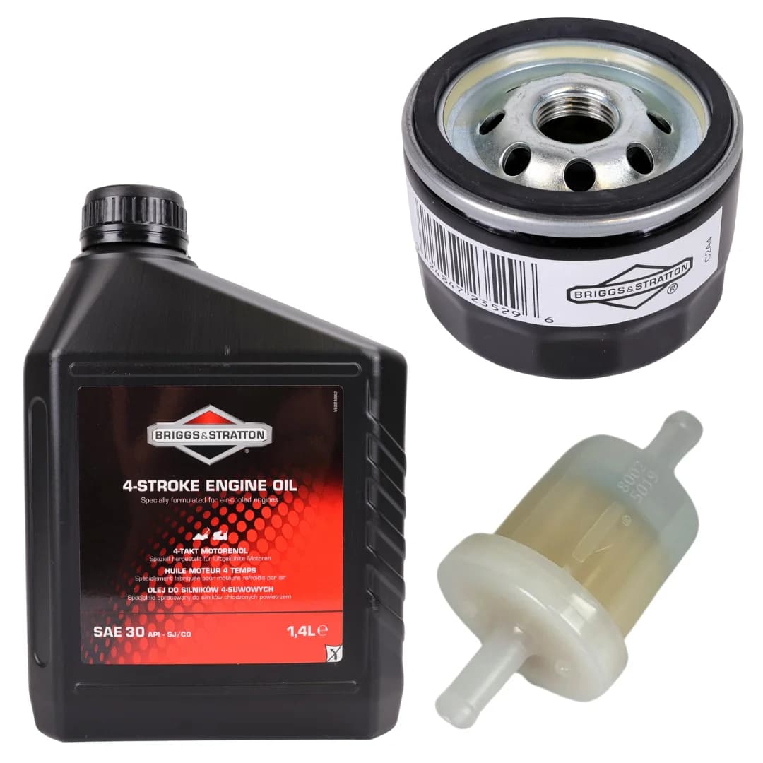 Filtre à carburant, filtre à huile, huile 1,4L Briggs & Stratton 492932 / 492932S
