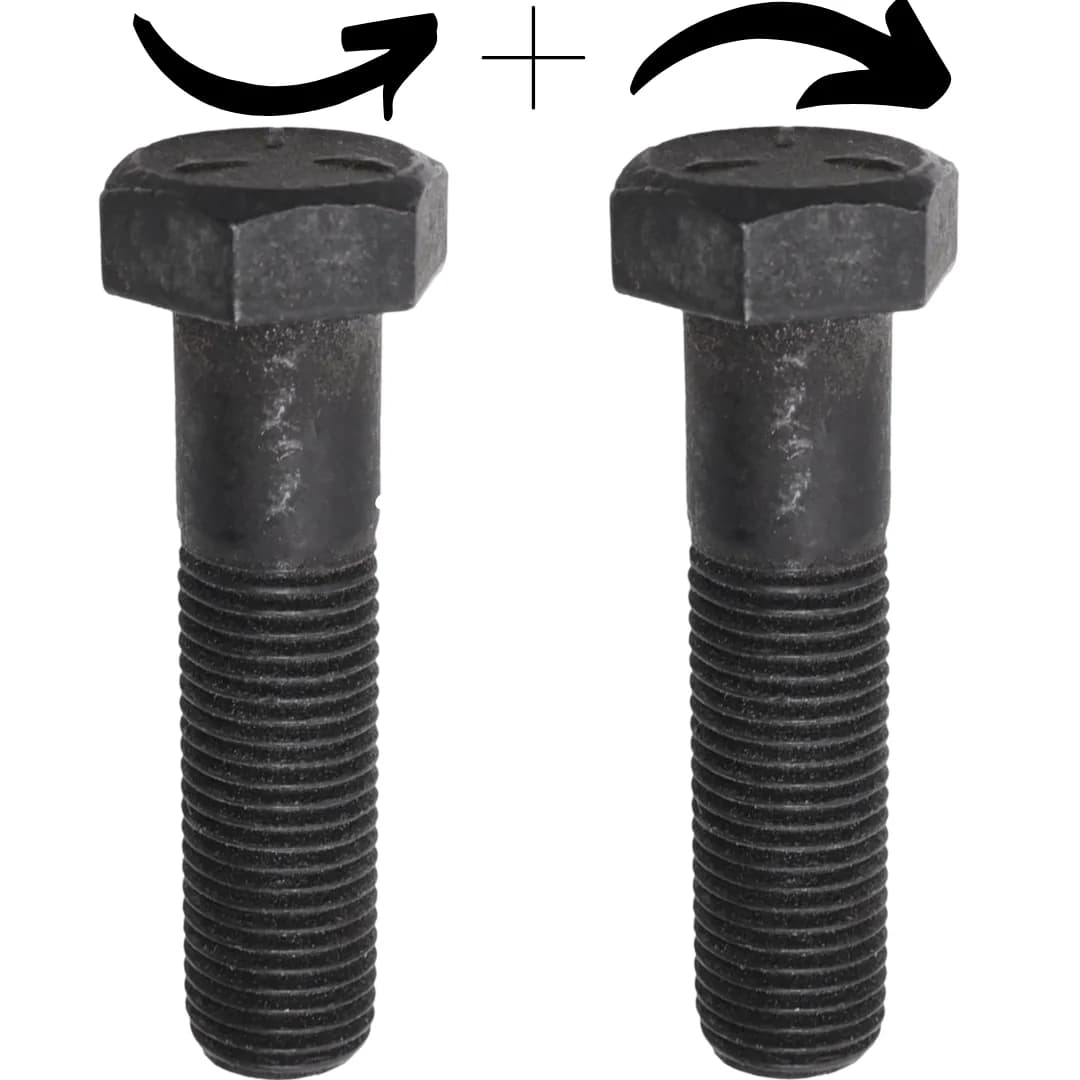 Visserie gauche + droite 38mm Husqvarna Partner AYP 532165484 532181712