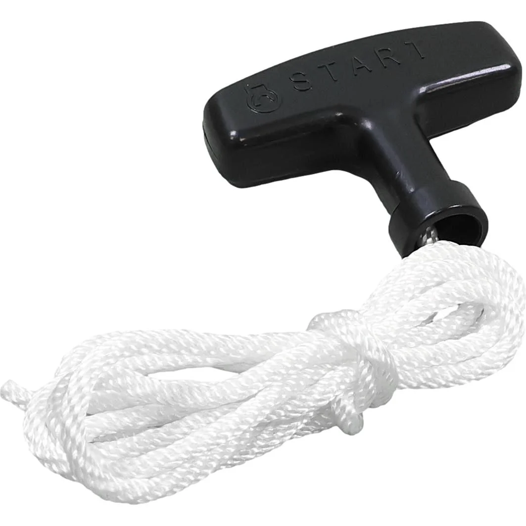 Poignée de démarrage avec corde de démarrage 1,4 m / 5 mm - universel Démarreur à câble