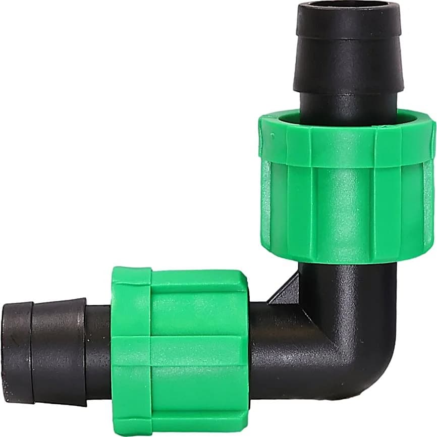 Pièce de raccord en angle pour tuyau goutte-à-goutte d'irrigation, linéaires d'arrosage 10 pcs