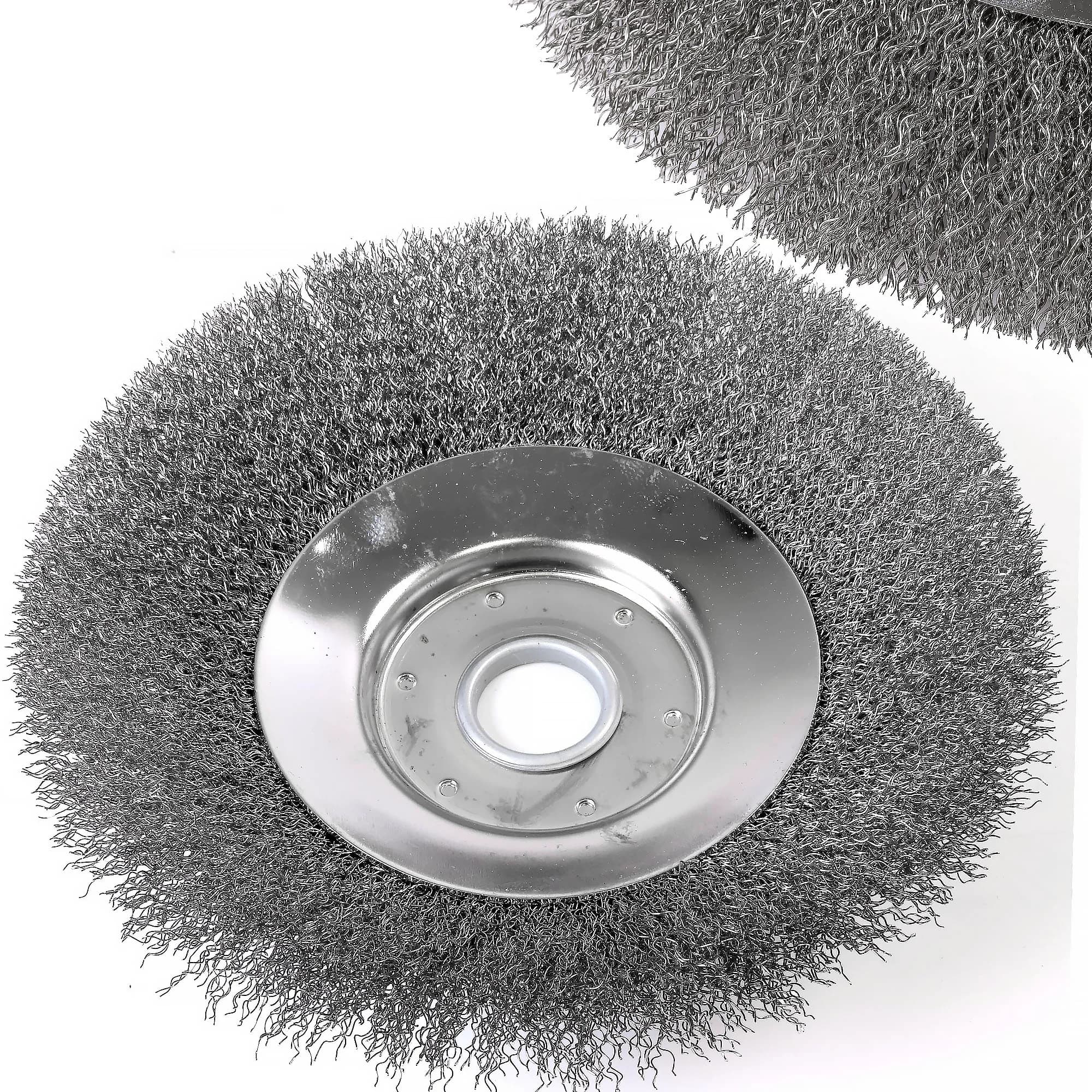Brosse métallique pour débroussailleuse 8 pouces 20 cm pour éliminer les mauvaises herbes