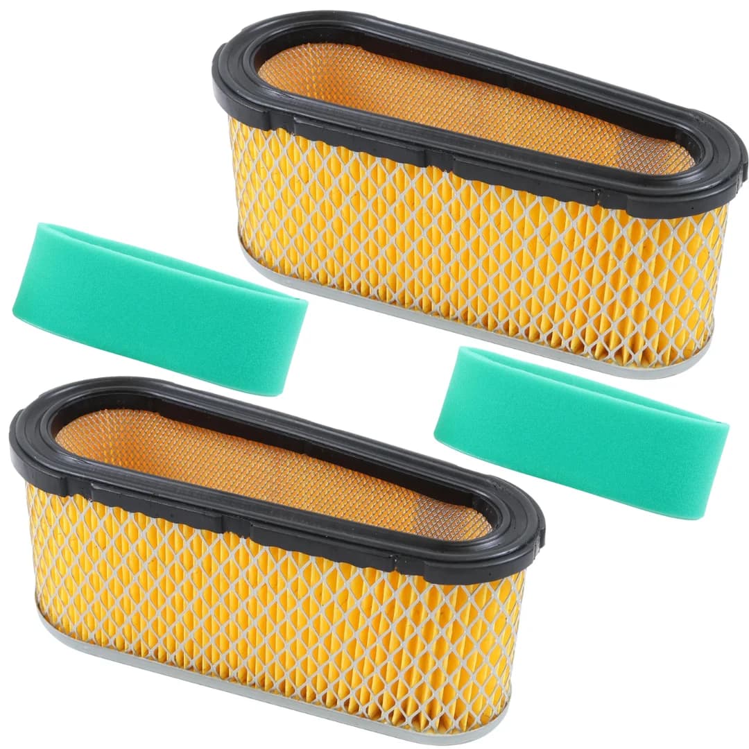 Filtre à air pour moteurs Briggs B&S et préfiltre 493909 496894 496894S 12 -15 CV