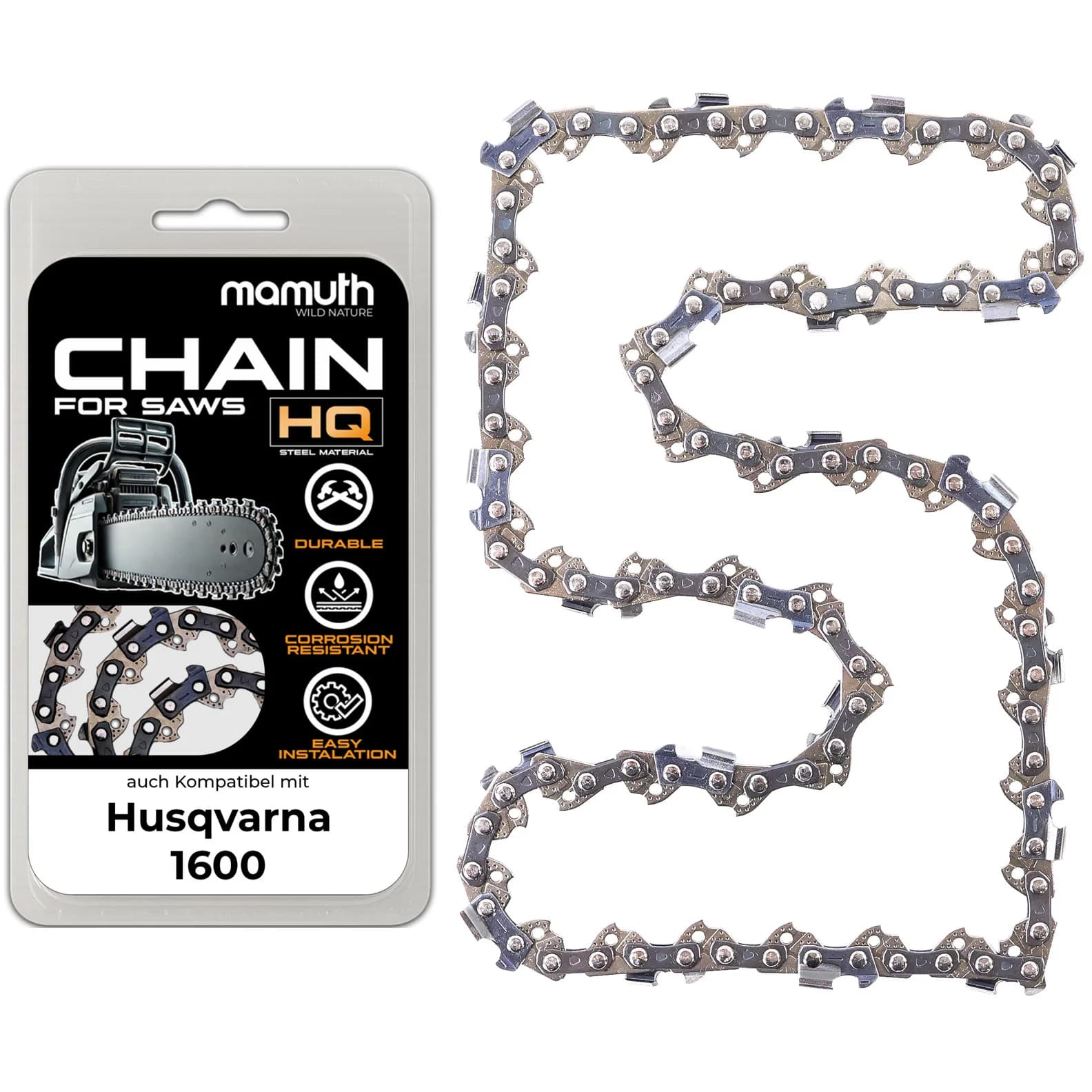 Chaîne de scie 35cm 1,3mm 3/8" 52 TG pour Husqvarna 1600
