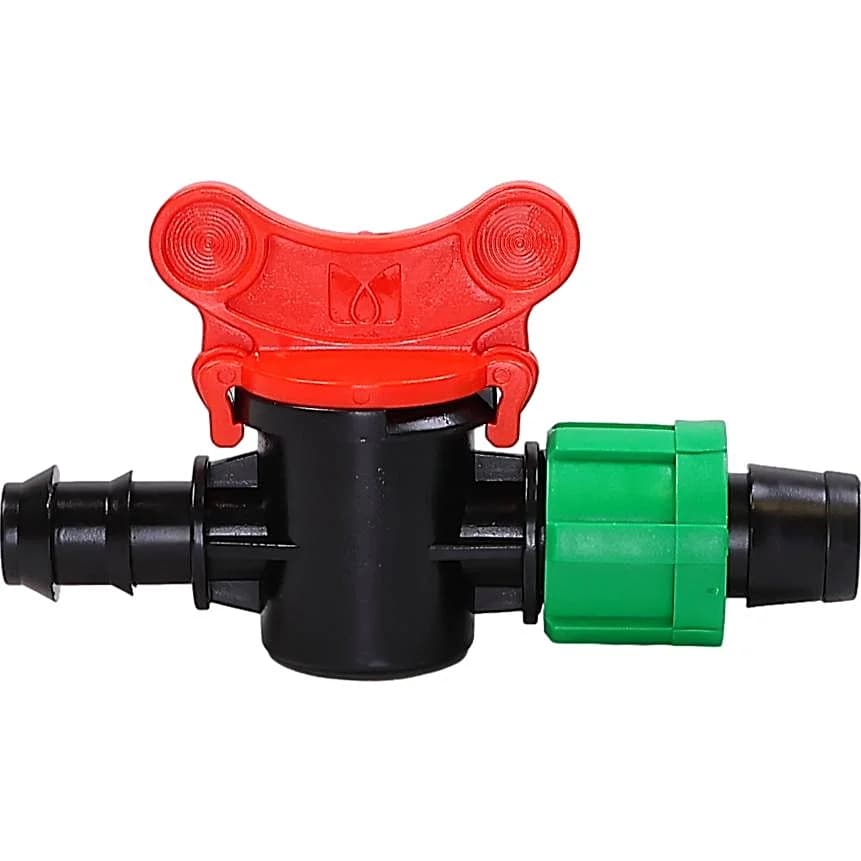 Robinet-vas-clapet raccord 16mm pour tube de goutte-à-goutte 10 pcs