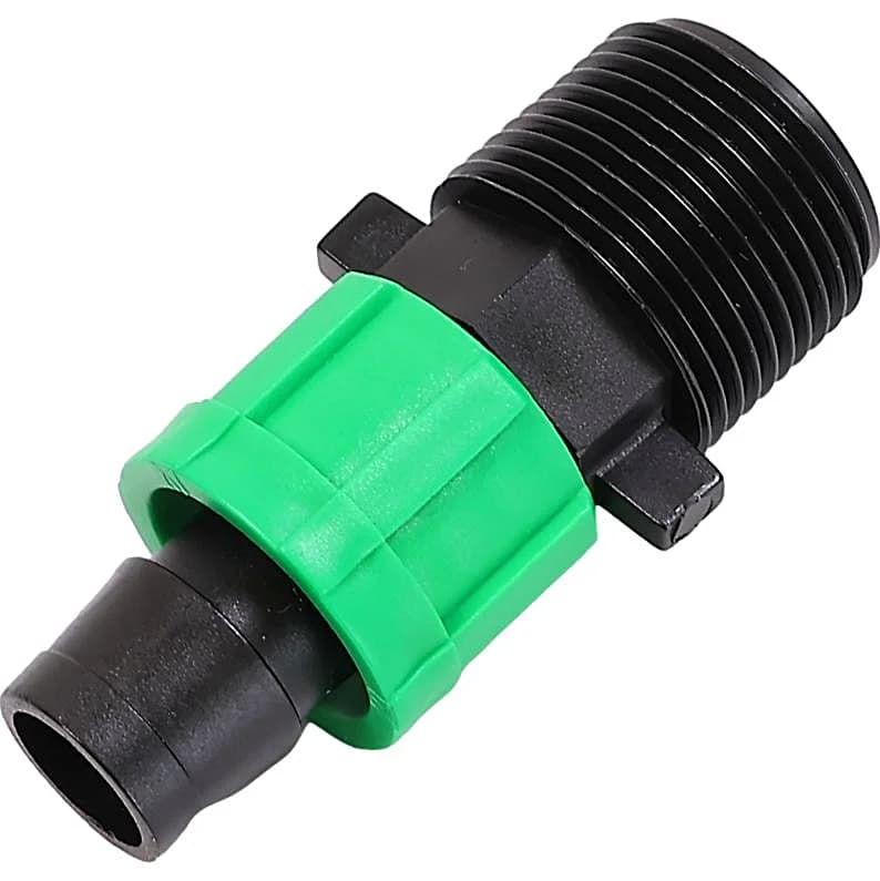 10 Raccord de tuyau goutte-à-goutte 3/4" 17mm mâle Systèmes d'irrigation Irrigation