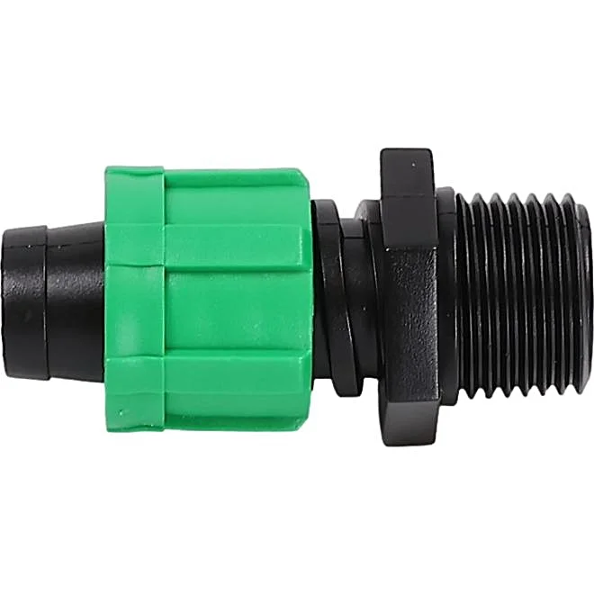 10 Raccords pour tuyau goutte-à-goutte 1/2" 17mm filetage extérieur Systèmes d'irrigation Irrigation