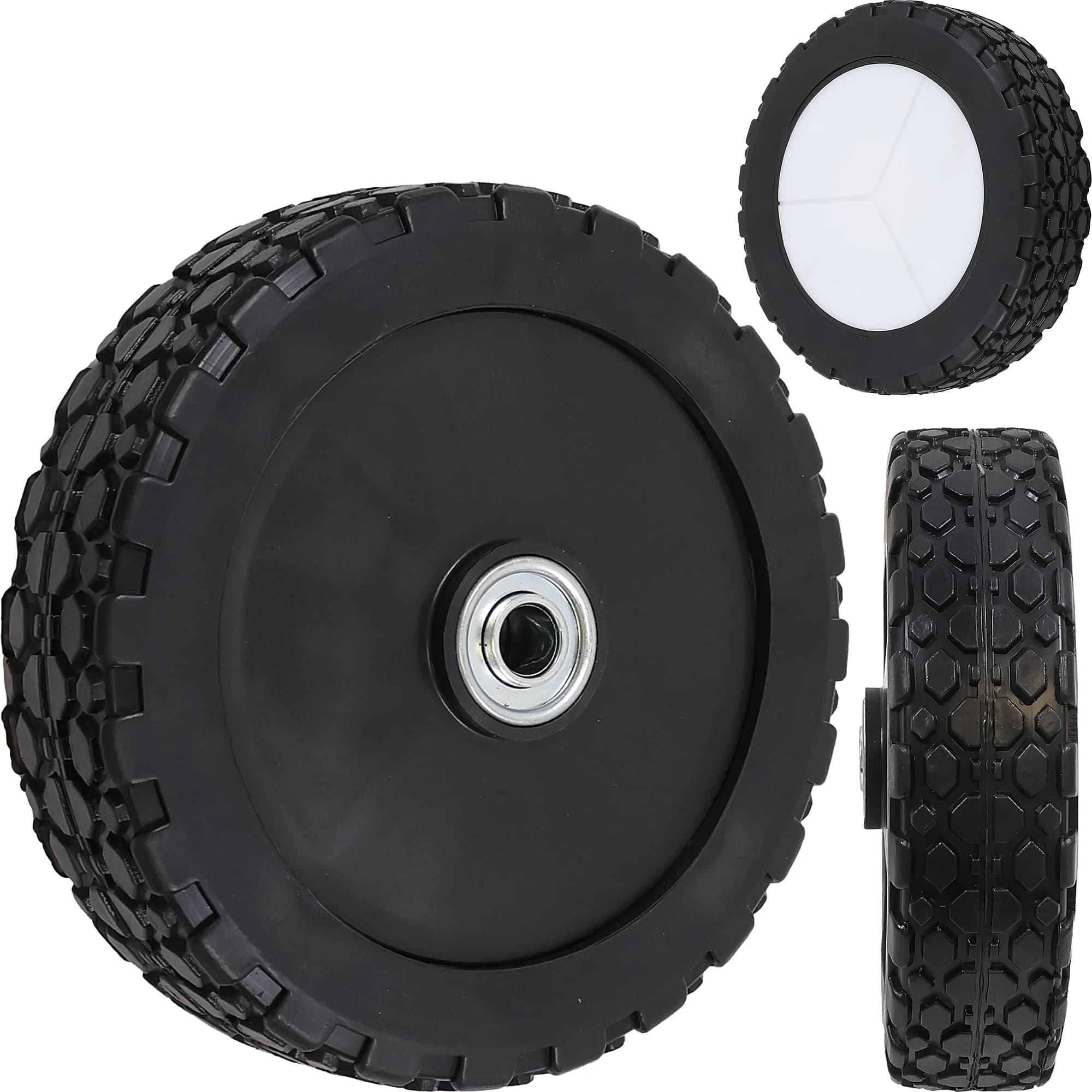 Roues en caoutchouc plein Universel pour tondeuses 18cm 7" pour MTD CUB CADET WOLF