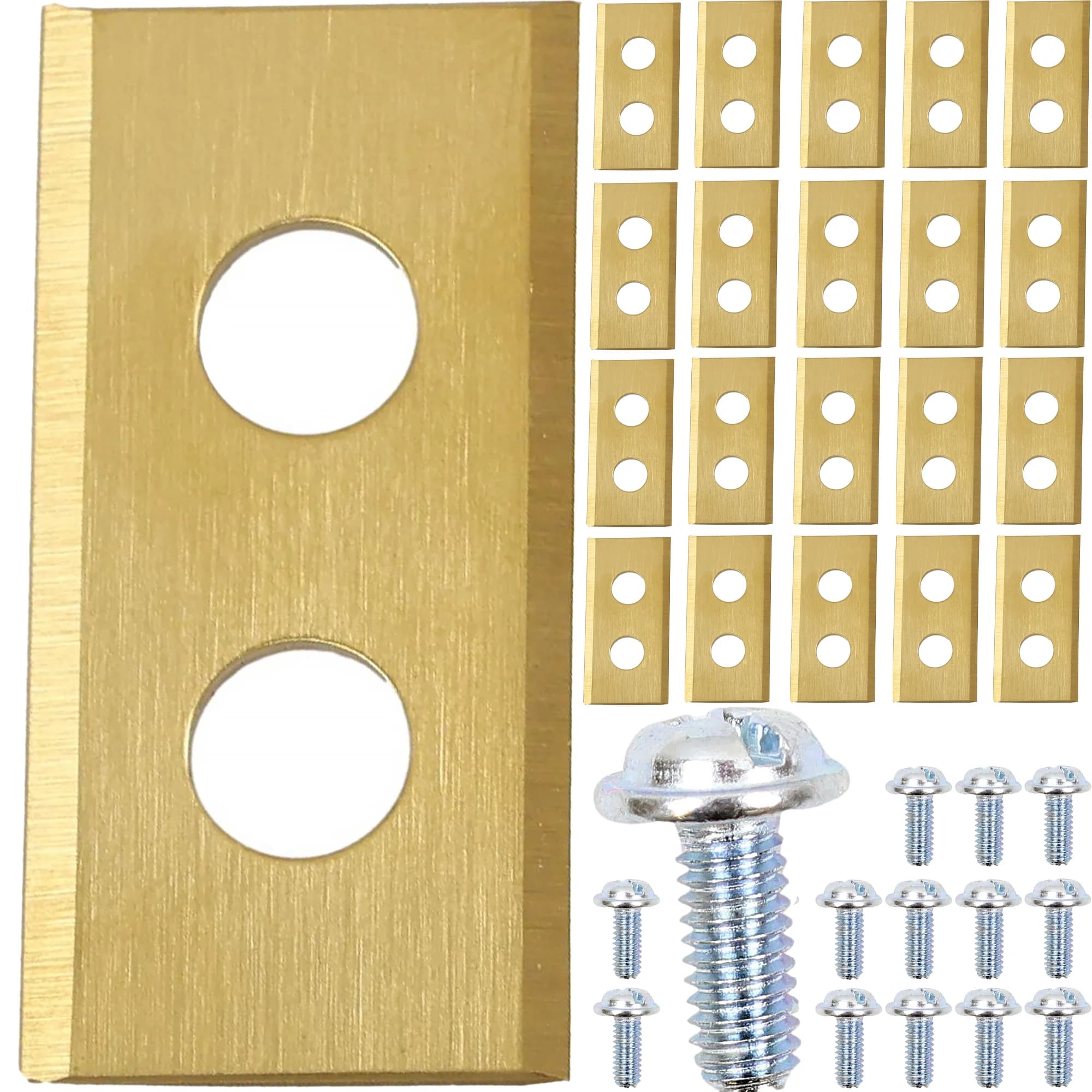 Jeu de 30 lames de 3,5 cm pour robot-tondeuse avec vis pour Einhell Landroid, Landxcape Worx